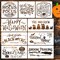 Halloween Stencils for Painting on Wood Reusable (Halloween01)